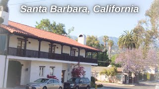 Relaxing Walk in Santa Barbara California  Historic Buildings of El Presidio [upl. by Notlew180]