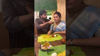 Telugu Foodie Wife and Husband Biryani Kastalu to see Bigg Boss Shivaji Garu in Tirupati shorts [upl. by Minabe]