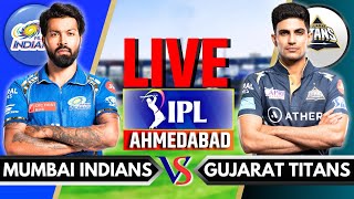 IPL 2024 Live MI vs GT Live Match  IPL Live Score amp Commentary  Mumbai vs Gujarat Live Match [upl. by Acnaiv]