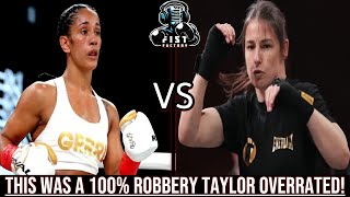 AMANDA SERRANO VS KATIE KAYLOR 2 SERRANO ROBBED TAYLOR HEADBUTTS FROM ROUND 4 TILL 10 amp GETS UD [upl. by Anayaran]