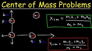 Center of Mass Physics Problems  Basic Introduction [upl. by Aleunam]