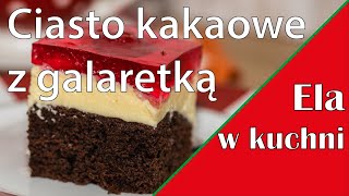 Ciasto kakaowe z galaretką [upl. by Zaid]