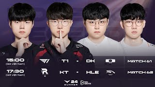 Bình Luận Tiếng Việt T1 vs DK  KT vs HLE  Tuần 7 Ngày 1  LCK Mùa Hè 2024 [upl. by Peonir]