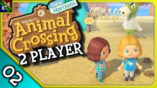 OUR 2 PLAYER ADVENTURE BEGINS  Animal Crossing New Horizons COOP Episode 2  Couch Plays [upl. by Rennug713]