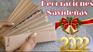 Increíbles ideas para navidad con cartón de cajas 📦 ♻️ manualidades Navideñas fáciles [upl. by Lionel]