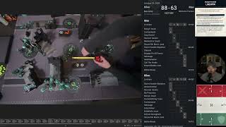 Necron VS Aeldari  Warhammer 40k Compeitive Battle Report [upl. by Nylzaj]