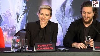 Scarlett Johansson Interview  Black Widow Movie amp Avengers Age Of Ultron [upl. by Winer]