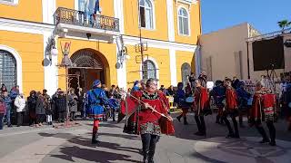 Portico di Caserta festa di SantAntonio Abate sbandieratori di Sessa Aurunca [upl. by Iot]