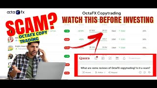 OCTAFX  COPY TRADING SCAM WATCH THIS BEFORE YOU INVEST IN OCTAFX PLATFORM [upl. by Phila]