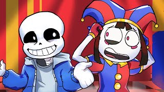 If SANS was in THE AMAZING DIGITAL CIRCUS Animation [upl. by Hegarty]