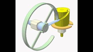 Spatial Geneva mechanism 5b [upl. by Whitcher]