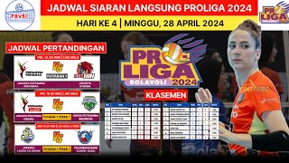 JADWAL LIVE JAKARTA PERTAMINA ENDURO VS GRESIK PETROKIMIA PROLIGA 2024 PUTARAN PERTAMA HARI KE 4 [upl. by Aroel]