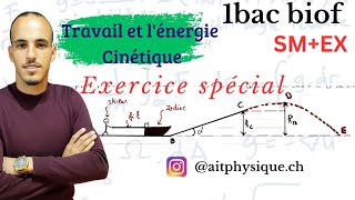 1 bac  travail et lénergie cinétique  exercice astuce [upl. by Bocyaj841]