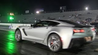 2015 C7 Corvette Stingray Z06 first quarter mile run [upl. by Erle726]