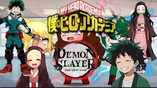 Nezuko meets mhapt1my hero academiademon slayergacha club [upl. by Clarissa]