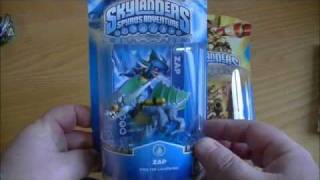 Skylanders Spyros Adventure Zap  Drill Sergeant Figure Unboxing Nintendo 3DS [upl. by Dett]