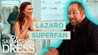 Designer Lazaro Perez Surprises Superfan Bride  Say Yes To The Dress America [upl. by Gardol915]