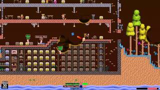 Worms Armageddon  A Terraria Scheme on a Terraria Map Holy Crap [upl. by Resay861]