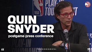 Hawks vs Bulls Postgame Press Conference Quin Snyder [upl. by Reuven]