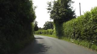 Driving From Bransford To Longley Green Worcester Worcestershire England 5th July 2013 [upl. by Belldame]