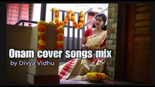 Thiruvonappulari amp Poovenam Onam Songs Mix  Divya Vidhu onam thiruvonam [upl. by Ahsimat]