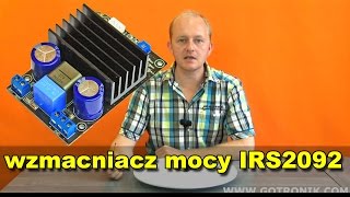 Wzmacniacz mocy IRS2092 200W [upl. by Nadda]