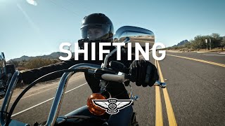 How To Shift a Motorcycle  HarleyDavidson Riding Academy [upl. by Acire]