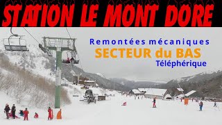 STATION DE SKI DU MONT DORE Les personnels des remontées mécaniques du Bas et Téléphérique [upl. by Cinimod]