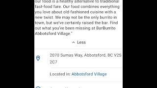 barBURRITO2070 Sumas Way Abbotsford BC V2S 2C7 Canada 🇨🇦 lolmehyaSuper supersuperdedoopers [upl. by Damiano]