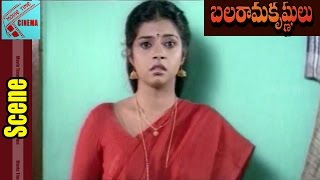 Rajeevi Shocking Scene  Balarama Krishnulu Movie RajasekharRamyaKrishna [upl. by Eon]