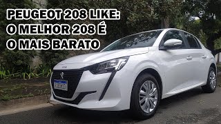 PEUGEOT 208 LIKE O MAIS BARATO É O MELHOR [upl. by Imoian]