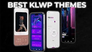 8 Best KLWP Themes of 2024  Simple Themes for Android [upl. by Tella]