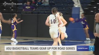 Angelo State basketball teams gear up for road series [upl. by Kcireddor788]