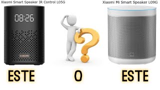 Comparativa Xiaomi Smart Speaker IR Control L05G amp Xiaomi Mi Smart Speaker L09G [upl. by Iolanthe]