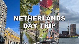 Netherlands Day Trip Vlog The Hague Delft amp Rotterdam [upl. by Halonna]