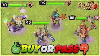 BUY OR PASS TABLETOP RPG SKINS IN CLASH OF CLANS [upl. by Yanrahc]