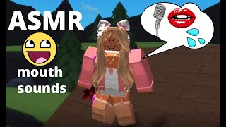 ASMR Roblox  For the most persistent Super sticky mouth sounds 👄Its going to be coo asmr roblox [upl. by Dorren]