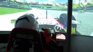 Racing Motion Simulator Powered by XSim  rFactor F1 MMG [upl. by Nawk]