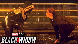 Natasha Romanoff vs Taskmaster Bridge Fight Scene  Black Widow 2021 Movie Clip [upl. by Alage848]