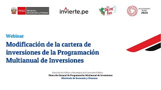 Anexo N° 05 Lineamientos para las modificaciones de la cartera de inversiones del PMI [upl. by Adyeren]