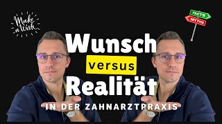 Wunsch und Realität in der Zahnmedizin 🤔🦷  Zahnarzt Dr Maximilian Fuhrmann [upl. by Zehcnas]