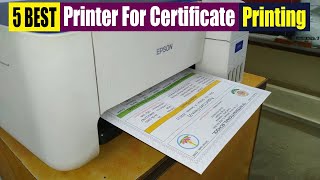 Best Printer For Certificate Printing Of 2023 [upl. by Randall]