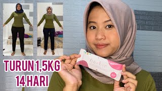 SHARING CARA DIET 14 HARI TANPA OLAHRAGA BERAT DENGAN KONSUMSI HERWELL [upl. by Airb]