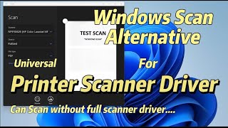 Alternative driver for all in one printers and scanners Universal Scanner drivers hoobasics [upl. by Nhar771]