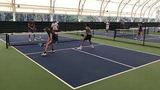 Advanced Pickleball in Opelika AL RettkeHollings vs BrownBass [upl. by Neilla235]