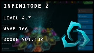 Infinitode 2  Level 47 Wave 166 901102 Score [upl. by Hendrickson304]