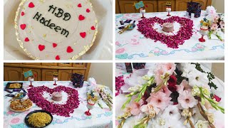 Husband birthday celebration Special dinner recipes and table decoration ideas for beautiful eve [upl. by Mariandi925]