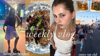 eng having fun by myself cooking talks amp friends  weekly vlog [upl. by Neufer]