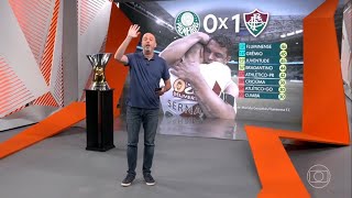 Globo Esporte RJ  Fluminense vence o Palmeiras em SP e permanece na elite do futebol brasileiro [upl. by Retluoc]