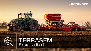 Every situation covered with TERRASEM universal seed drill technology  PÖTTINGER [upl. by Artie]